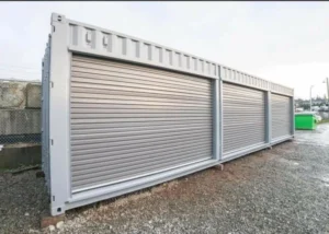 40ft with three roll up doors 1