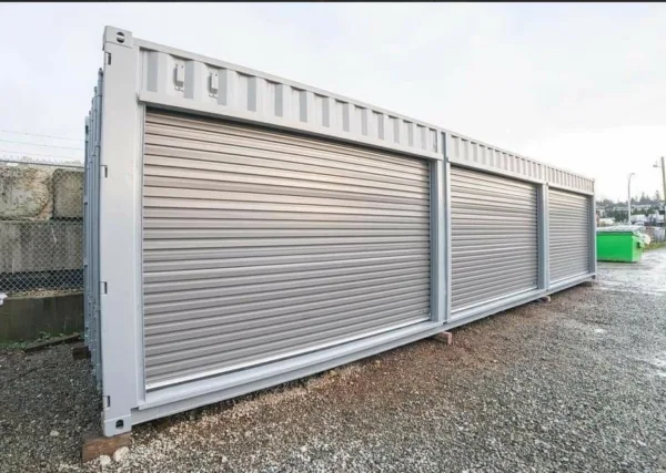 40ft with three roll up doors 1